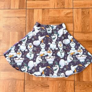 Kids Size 4T Handmade Skirt - One Side Olaf/One Side Bruni - Frozen 2 Disney